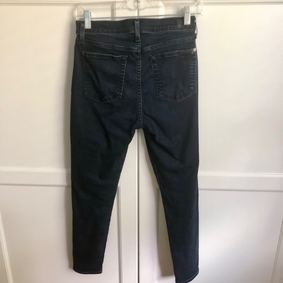 7 for all mankind high waist ankle gwenevere jeans 27 - Picture 3 of 14